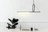 Designerska lampa wisząca salonowa okrąg listwa czarna geometryczna STICK MSE1501100534 MOOSEE King Home