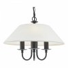 Nowoczesny Żyrandol Biały Abażur SIVAN SIV0322 DAR LIGHTING