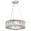 Lampa wisząca Crystal Skye 6 źródeł światła glamour szklany okrąg nowoczesna KL-CRYSTAL-SKYE-P-A KICHLER
