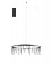 Elegancka Czarna Lampa Wisząca w Kształcie Okręgu Luces Exclusivas HUARAZ LE44450