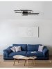Nowoczesny Kwadratowy Plafon LED 55W 3550lm LUCES EXCLUSIVAS PICO LE41455 Czarna Geometryczna Lampa Sufitowa