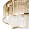 Plafon Sufitowy Glamour Szklany Złoty FRAME MOD174CL-06G MAYTONI