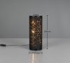 Lampa stołowa nocna dekoracyjna LED designerska nowoczesna na komodę czarna tuba TACO R52801002 Rl