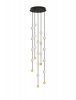 Nowoczesna designerska lampa wisząca złote kule CUTERVO LE44601 Luces Exlusivas