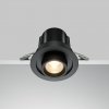 Czarna Nowoczesna Oprawa Wpuszczana Downlight HIDDEN Maytoni DL095-01-10W3K-B LED 10W