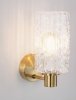 Nowoczesny Kinkiet Ścienny Glamour Szklany Klosz OROYA LE44339 LUCES EXCLUSIVAS