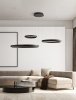 Nowoczesna Lampa Wisząca Czarne Pierścienie BARI LE44317  LUCES EXCLUSIVAS
