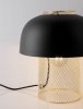 Czarno złota Lampa stołowa nocna metalowa Loft RUPA LE44380 Luces Exlusivas