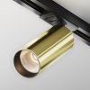 Ścieżka świetlna lampa szynowa regulowana LED aluminium czerń i mosiądz Focus LED MAYTONI TR021-1-12W3K-W-BBS