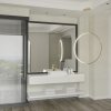 Lampa wisząca okrąg ring do łazienki Loop M PL0119-85-GD Yaskr  złota IP44 LED 3000K 