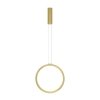 Złota Lampa Wisząca Ring Okrąg Złoty AUTLAN LE42774 LUCES EXCLUSIVAS