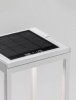 Minimalistyczna lampa solarna zewnętrzna do ogrodu klasyczna LED biała ściamnialna IP54 OLVERTO LE75290 Luces Exclusivas