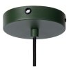 Ciemno zielona dekoracyjna lampa wisząca metalowy klosz SIEMON 45496/01/33 LUCIDE