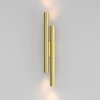 Lampa ścienna kinkiet nowoczesny designerski tuba LED aluminium mosiądz Calipso MAYTONI C082WL-24W2.7K-BS