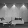Lampa wpuszczana w sufit minimalistyczna aluminium biało-czarna okrągła Alfa LED MAYTONI DL043-01-10W2.7K-RD-WB-DE