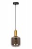 Nowoczesna Czarna Lampa Wisząca Szklany Dymiony Klosz JOANET 45494/16/65 LUCIDE
