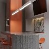Lampa wisząca do salonu do biura Sigi V PL0130-WH Yaskr biała LED 3000K