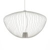Nowoczesna Lampa Wisząca w Stylu Loft Szara PUMPKIN L SILK GRAY 11251 NOWOVORSKI