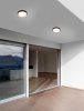 Plafon zewnętrzny LED okrągły czarny minimalistyczny klasyczny IP65 CELVORA LE75260 Luces Exclusivas