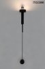 Nowoczesna Czarna Lampa Ścienna LED CLARID MSE010400207 MOOSEE