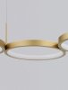 Lampa Wisząca Obręcze Złote GARCIA LE42828 LUCES EXCLUSIVAS 