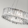 Lampa wisząca Crystal Skye 6 źródeł światła glamour szklany okrąg nowoczesna KL-CRYSTAL-SKYE-P-A KICHLER