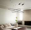 NOWOCZESNA LAMPA WISZĄCA RING LED CZARNY OKRĄG IDEAL LUX 304472 ORACLE SLIM D150 ROUND 4000K