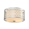Designerski plafon Ziggy Elstead Lighting ZIGGY-F-M-LS Lakierowane srebro