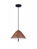 Designerska brązowa lampa wisząca LED nowoczesna CARAPARI LE44814 Luces Exclusivas