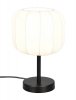 Lampka stołowa nocna biała tkaninowy abażur owalna boho rustykalna skandynawska minimalistyczna klasyczna MADELINE R51971001 Rl 