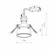 Nowoczesna Okrągła Oprawa Punktowa Podtynkowa CUP 10791 Nowodvorski Lighting