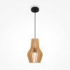 Lampa wisząca designerska rustykalna brązowa nad stół do jadalni do salonu ozdobna regulacja wysokości Roots MAYTONI MOD191PL-01W