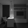Nowoczesna Lampa Wisząca Tuba biała Efir Maytoni P089PL-25W3K-W