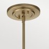 Nowoczesna lampa wisząca Fusion Feiss FE-FUSION-P-L-PNBR Naturalny mosiądz w stylu Art Deco
