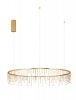 Elegancka Złota Lampa Wisząca w Kształcie Okręgu Glamour Luces Exclusivas HUARAZ LE44457