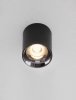 Nowoczesny plafon lampa sufitowa LED czarna tuba uniwersalna minimalistyczna aluminiowa LUMERCA LE45512 Luces Exclusivas 