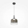 Nowoczesna lampa wisząca czarny szklany klosz Spirito Maytoni MOD286PL-L18B3K