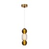 Szklana Designerska Lampa Wisząca LED Nowoczesna DROP MOD273PL-L16G3K MAYTONI
