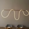 Nowoczesna Lampa Wisząca Designerska Tuba LED Mosiądz ATTALEA 97629 ENDON