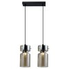 Nowoczesna elegancka szklana lampa wisząca dekoracyjna nad stół NIVIO LP-2811/2L AM Light Prestige