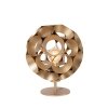 Nowoczesna Złota Lampka Stołowa Designerska Kula HANNELORE 10523/01/02 LUCIDE