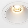 Lampa wpuszczana w sufit minimalistyczna aluminium biały okrągła Alfa LED MAYTONI DL043-01-10W2.7K-RD-W-DE