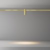 Ścieżka świetlna lampa szynowa LED aluminium mosiądz Focus LED MAYTONI TR143-1-5W2.7K-W-BS-DE