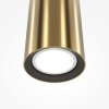  Lampa wisząca minimalistyczna aluminium mosiądz nad stół do jadalni do salonu regulacja wysokości Pro Focus MAYTONI MOD161PL-01BS1