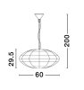 Lampa wisząca w stylu boho GUARDIA LE44580 Luces Exlusivas