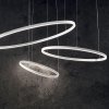 NOWOCZESNA LAMPA WISZĄCA OKRĄG RING LED CZARNA IDEAL LUX 342023 ORACLE SLIM SP D50 ROUND 4000K DALI 