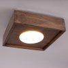 Lampa sufitowa plafon natynkowy brązowy kwadrat Soul 1 Sigma 40914