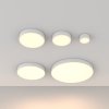 Lampa sufitowa LED nowoczesna aluminium biała ZON MAYTONI C032CL-12W3K-RD-W