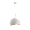 Dekoracyjna nowoczesna biała lampa wisząca designerski styl STONE DN426-600