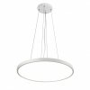 Biała Nowoczesna Okrągła Lampa Wisząca LED CALVI PND-35263-400R-32W-WH ITALUX